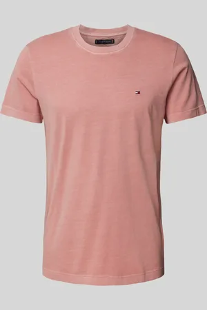 Tommy Hilfiger Slim fit T-shirt met logostitching, model 