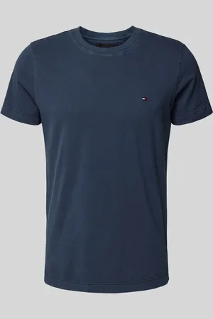 Tommy Hilfiger Slim fit T-shirt met logostitching, model 