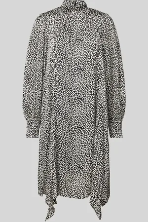 Gestuz Knielange jurk met all-over print, model 