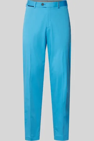 Hiltl Slim fit broek met persplooien, model 
