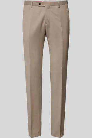 Club of Gents Slim fit pantalon van scheerwol - YOUR OWN PARTY by CG – CLUB of GENTS