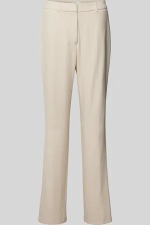 QS by s.Oliver Tapered fit stoffen broek met structuurmotief