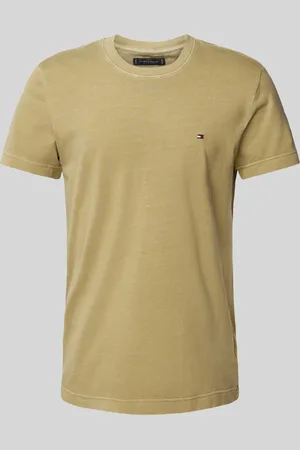 Tommy Hilfiger Slim fit T-shirt met logostitching, model 