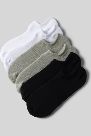 Ralph Lauren Sneakersokken met labelstitching in een set van 6 paar