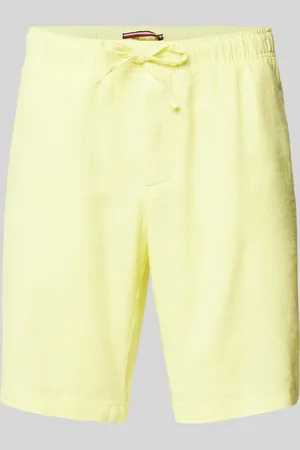Tommy Hilfiger Korte broek van linnenmix met elastische band, model 