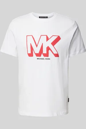 Michael Kors T-shirt met labelprint, model 