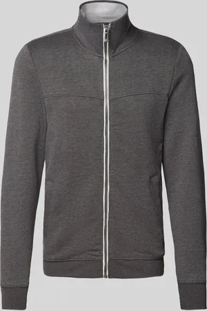 TOM TAILOR Sweatjack in effen design met ritssluiting