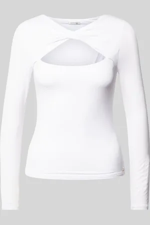 Guess Shirt met lange mouwen en cut-out, model 