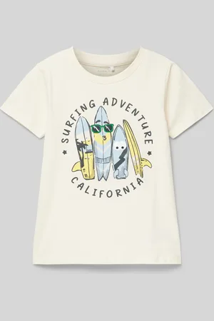 NAME IT T-shirt met statement- en motiefprint
