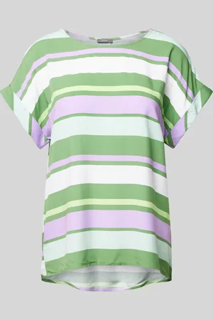 Montego T-shirt met streepmotief