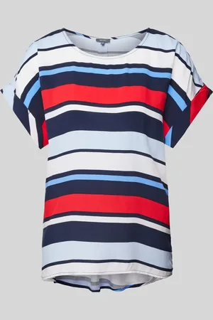 Montego T-shirt met streepmotief