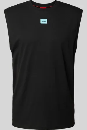HUGO BOSS Tanktop met labelpatch, model 