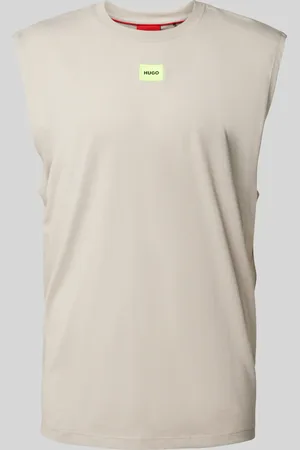 HUGO BOSS Tanktop met labelpatch, model 