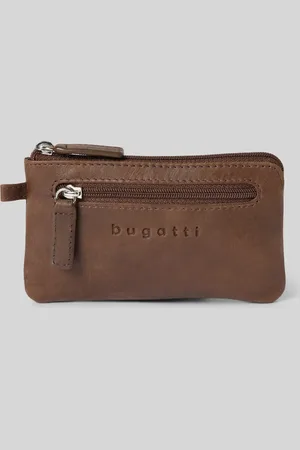 Bugatti Sleuteletui van leer met ritsvak, model 