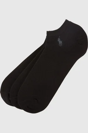 Ralph Lauren Sneakersokken van elastische katoenmix in een set van 3 paar