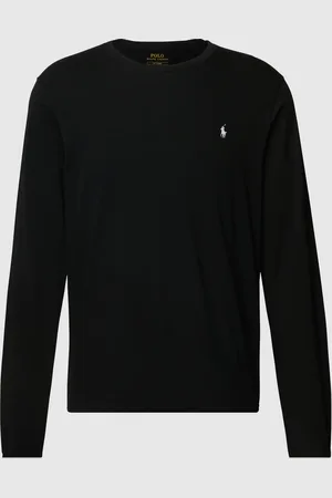 Ralph Lauren Katoenen shirt met lange mouwen en labelstitching