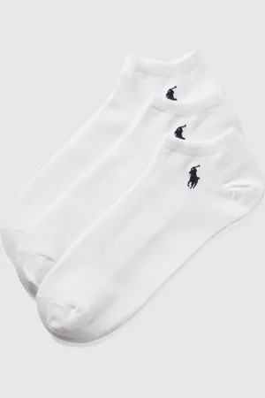 Ralph Lauren Sneakersokken van elastische katoenmix in een set van 3 paar