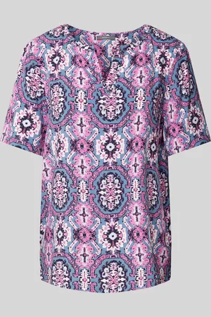 Montego Blouse met all-over motief