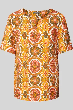 Montego Blouse met all-over motief