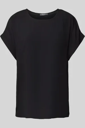 Montego Blouseshirt van viscose met ronde hals