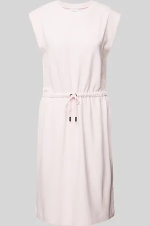 Comma, Knielange jerseyjurk in effen design