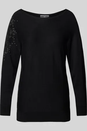 Guess Gebreide pullover met siersteentjes, model 