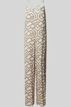 Apricot Jumpsuit van viscose met all-over motief