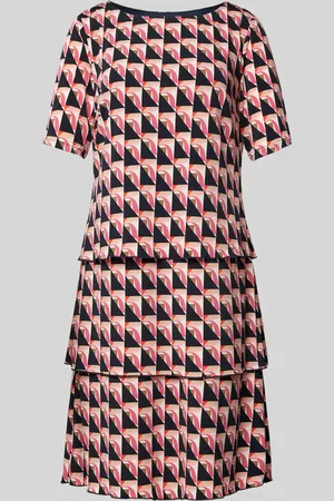 Betty Barclay Knielange jurk in laagjeslook