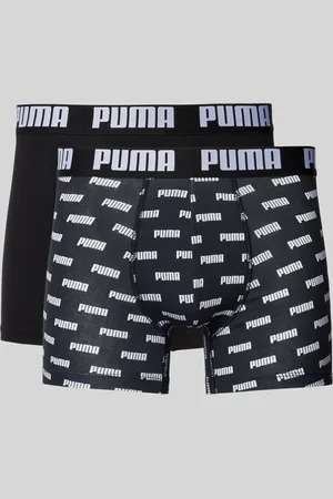 PUMA Boxershort met elastische band met label in een set van 2 stuks