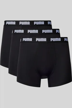 PUMA Boxershort met labeldetail in een set van 3 stuks