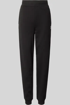 HUGO BOSS Regular fit sweatpants met labelstitching, model 