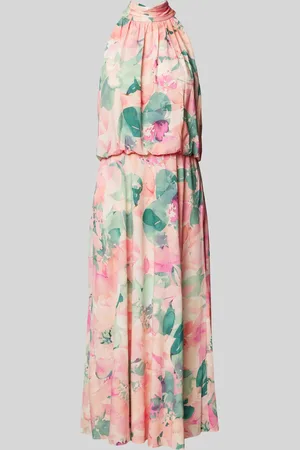 Adrianna Papell Knielange cocktailjurk met halter