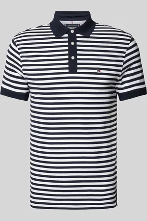 Tommy Hilfiger Slim fit poloshirt met labelstitching