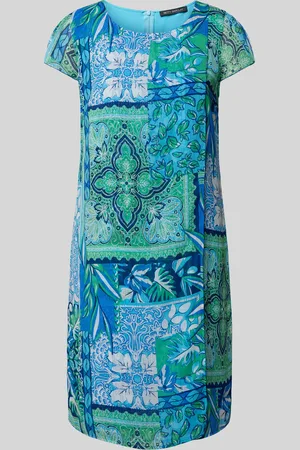 Betty Barclay Knielange jurk met all-over print