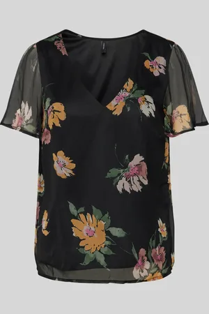 VERO MODA Blouseshirt met transparante mouwen, model 