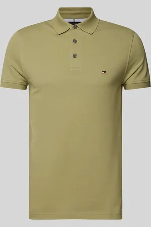 Tommy Hilfiger Slim fit poloshirt met labelstitching