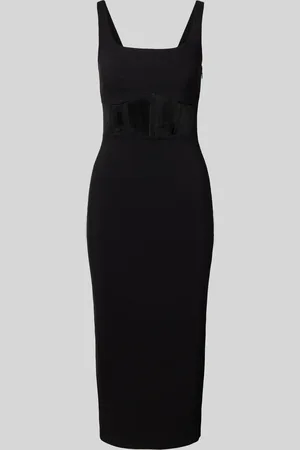 Lipsy London Midi-jurk met semi-transparante inzet