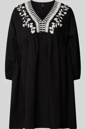 VERO MODA Tuniekjurk met stitching en V-hals, model 