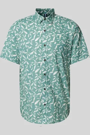 Lerros Slim fit vrijetijdsoverhemd met all-over print