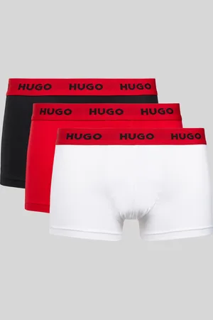 HUGO BOSS Boxershort met elastische band met logo in een set van 3 stuks
