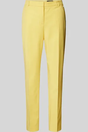 Comma, Slim fit pantalon met persplooien