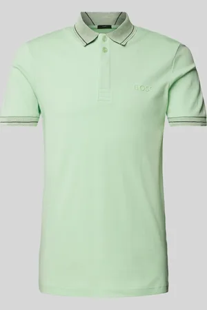 HUGO BOSS Poloshirt met labelprint, model 