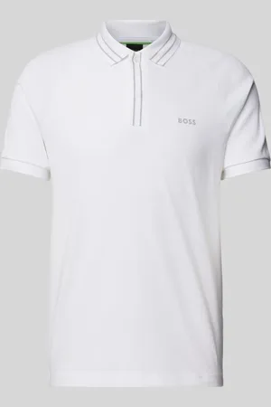 HUGO BOSS Poloshirt met labelprint, model 