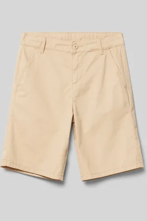 TOM TAILOR Korte chino met riemlussen