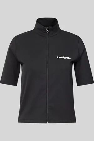 Low Lights Studios T-shirt met deelbare ritssluiting