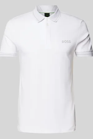 HUGO BOSS Poloshirt met labelprint, model 
