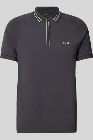 HUGO BOSS Poloshirt met labelprint, model 