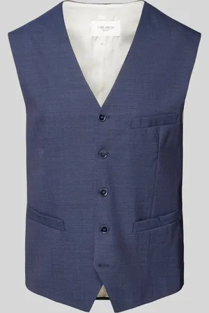 Carl Gross Gilet met knoopsluiting, model 