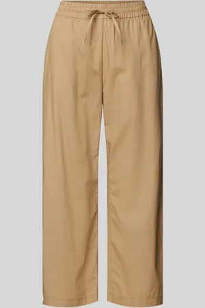 QS by s.Oliver Regular fit paperbagbroek met verkort model