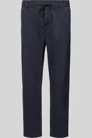 HUGO BOSS Tapered fit chino met elastische band